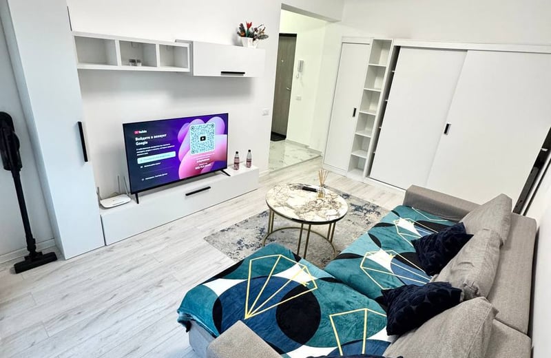 Vermietung einer gemütlichen 2-Zimmer-Wohnung mit frischer Renovierung, 6. Bezirk, Chiajna, Bukarest, Rumänien